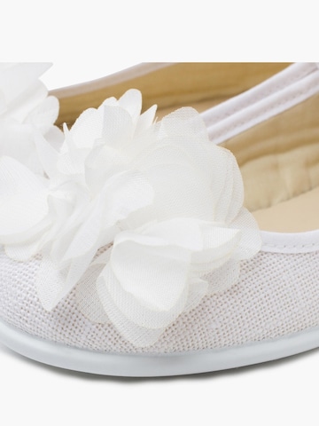 Ballerines Pisamonas en blanc