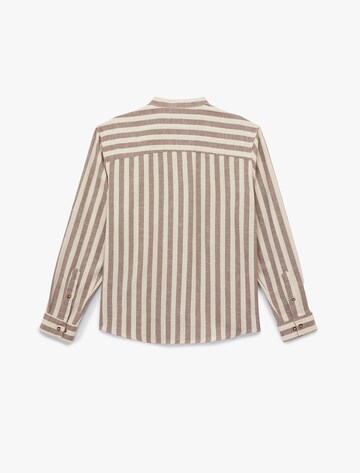 Koton Regular Fit Hemd in Braun