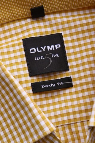 OLYMP Button Up Shirt in S in Yellow