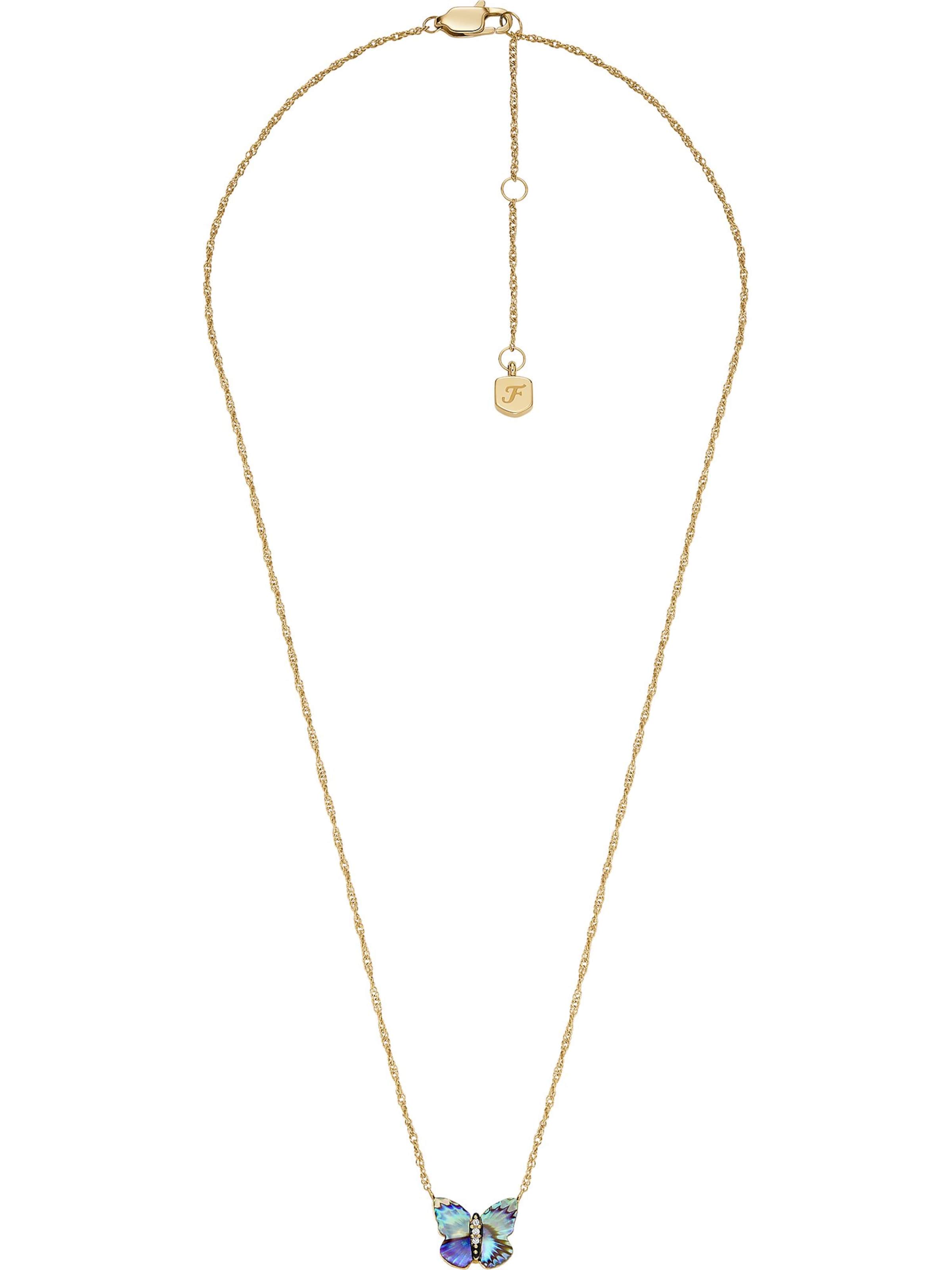 FOSSIL Kette in Gold: Vorderseite