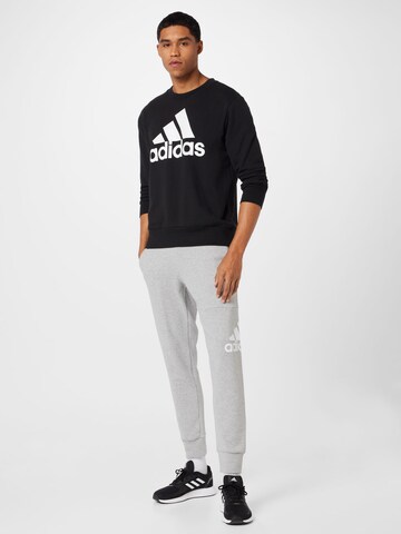 ADIDAS SPORTSWEAR Tapered Workout Pants 'Essentials' in Grey