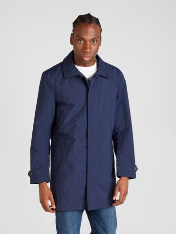 SAVE THE DUCK Between-seasons coat 'RHYS' in Blue: front