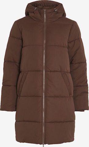 VILA Winter Coat in Brown: front