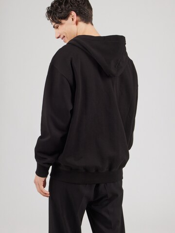 Pegador - Sudadera con cremallera en negro