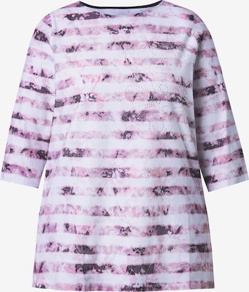 T-shirt Ulla Popken en mélange de couleurs : devant