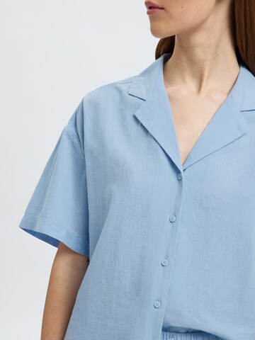 SELECTED - Blusa 'SLFLuisa' en azul