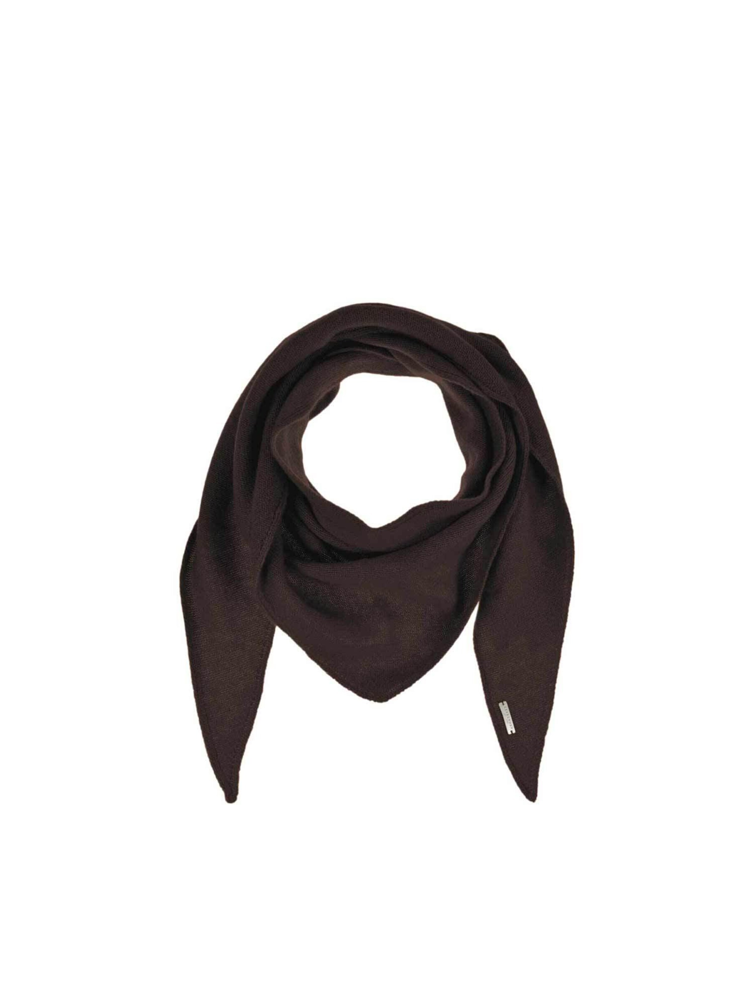 Seeberger Scarf 'Schal' in Brown: front
