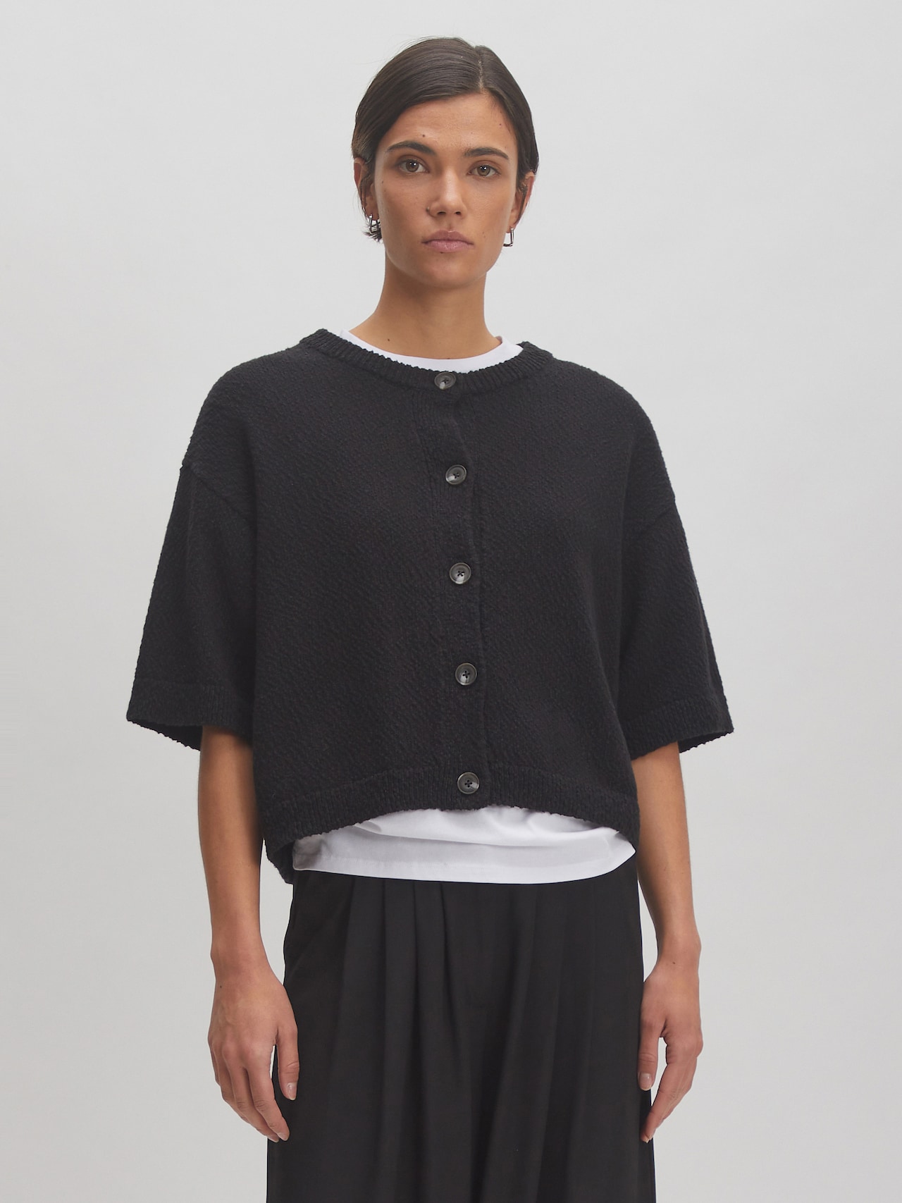 EDITED Shirt 'Oline' Zwart