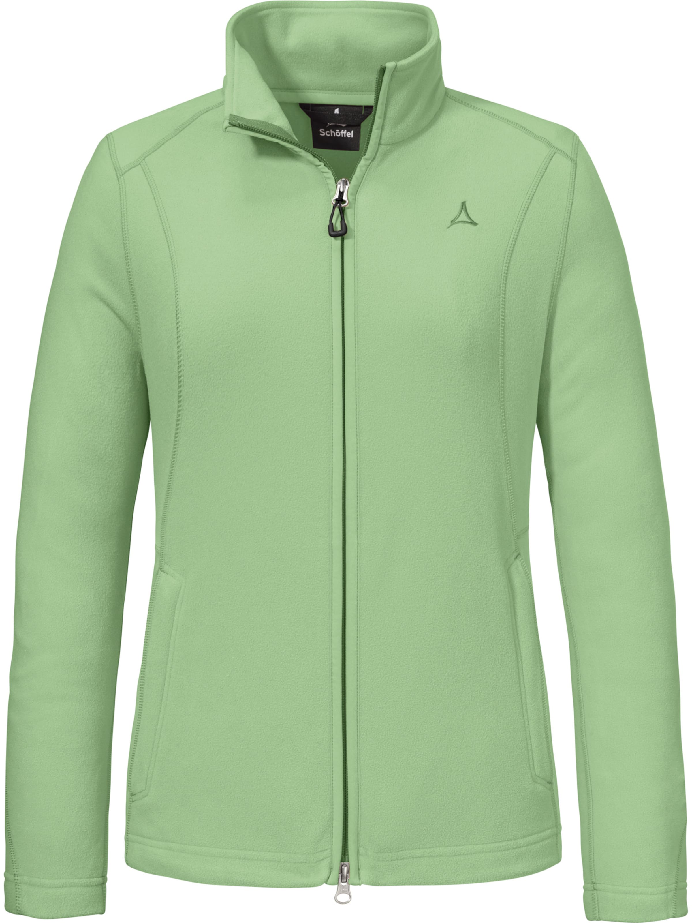 Veste en polaire fonctionnelle Schöffel en vert : devant