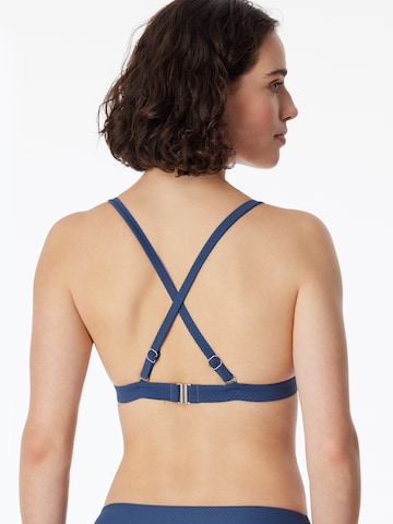 SCHIESSER Triangle Bikini Top ' Mix & Match Swim ' in Blue