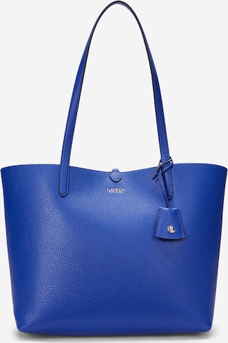 Cabas Lauren Ralph Lauren en bleu : devant