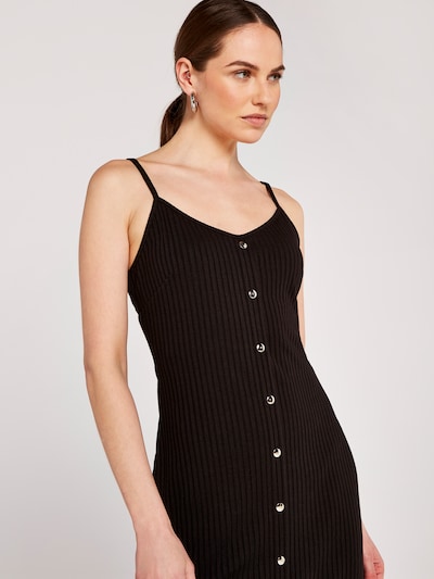 Apricot Robes en maille en noir, Vue avec produit