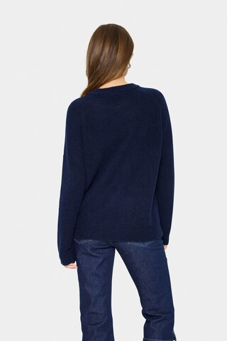 SAINT TROPEZ Pullover 'Garbie' in Blau