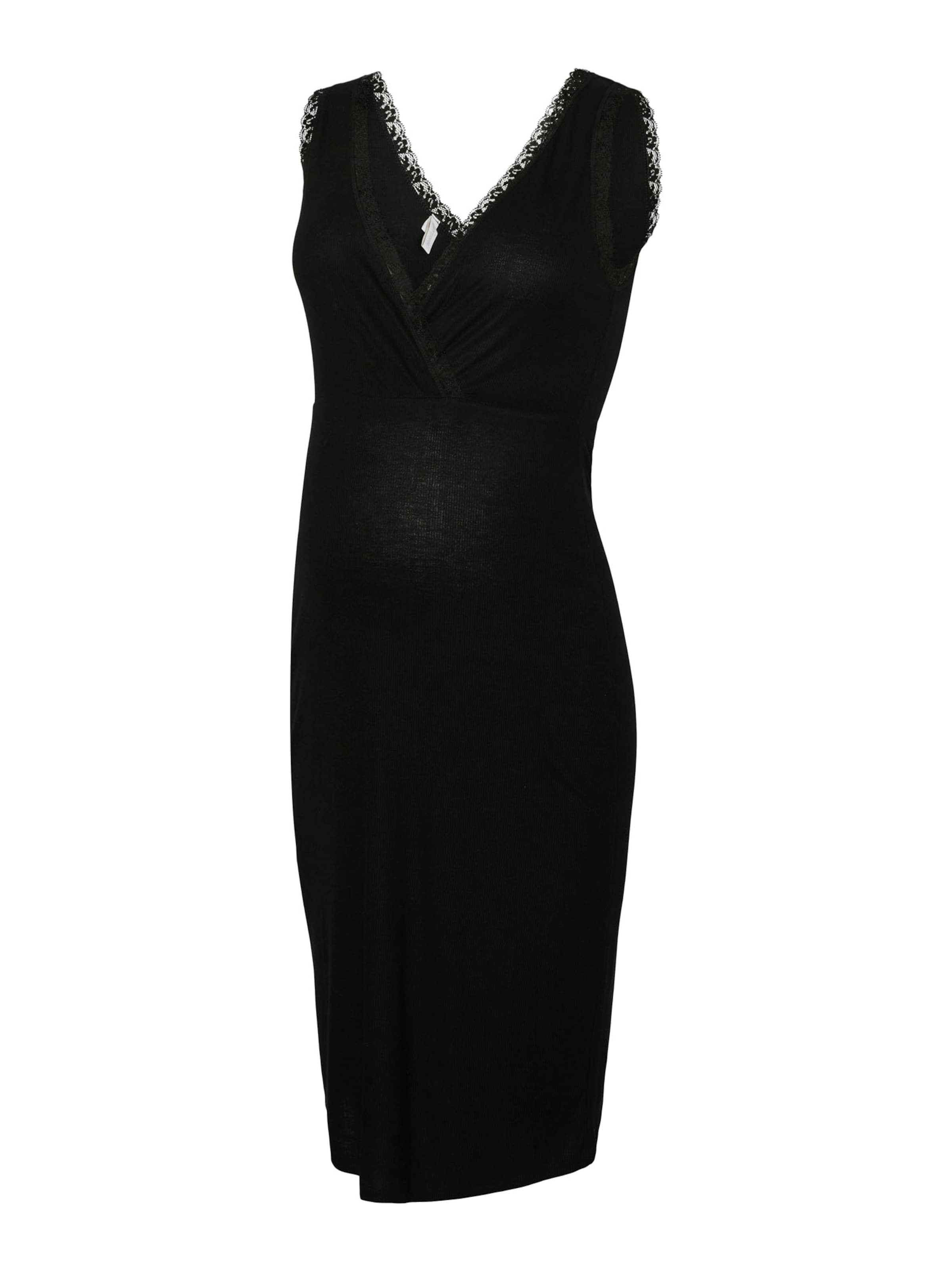 MAMALICIOUS Nachthemd 'MLLOTUS' in Schwarz: Vorderseite