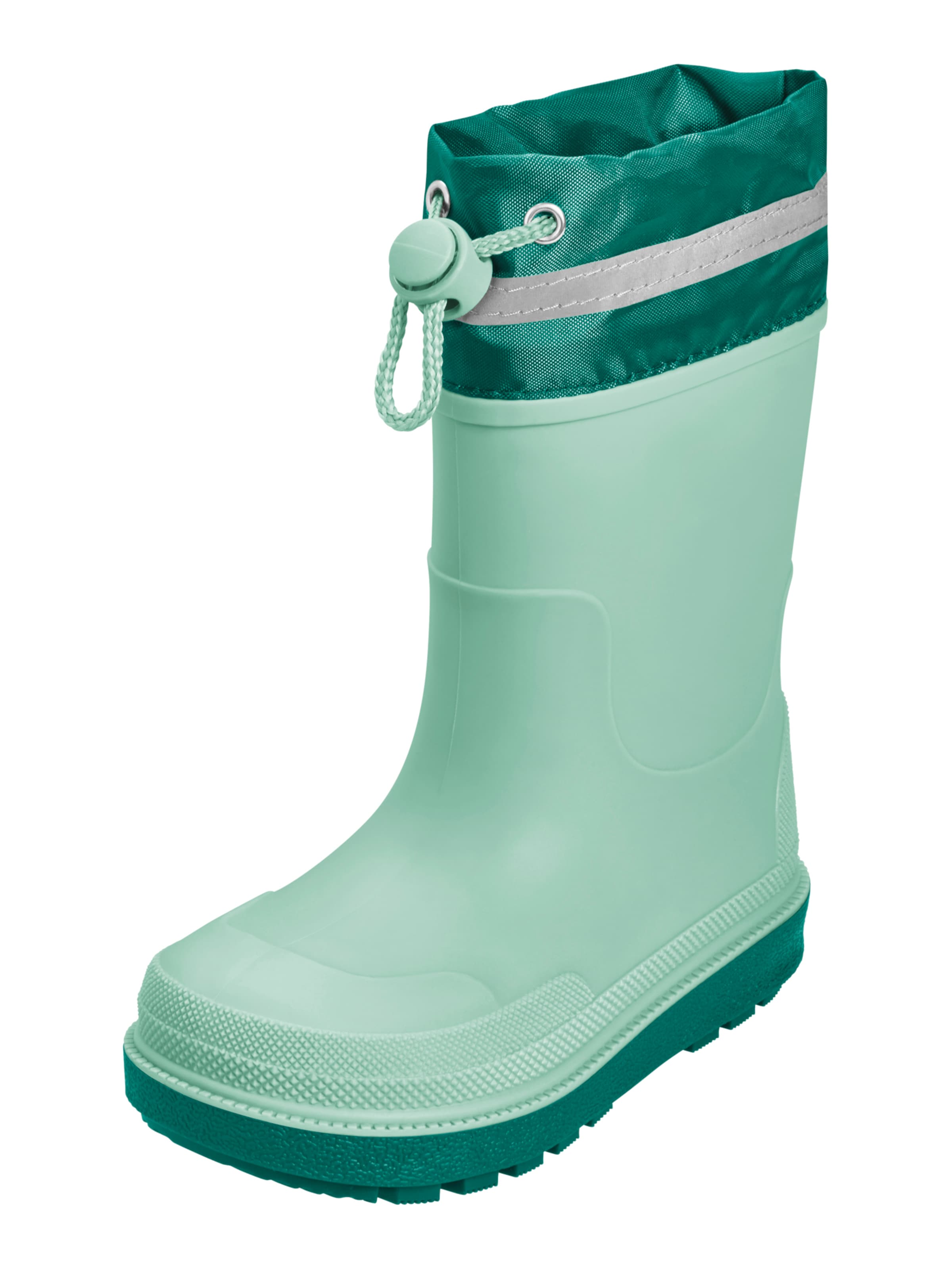 Cizme de cauciuc de la PLAYSHOES pe verde: față