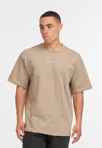 Karl Kani T-Shirt 'Small Signature Essential' in Braun: Vorderseite