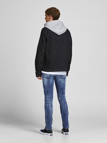 JACK & JONES Slimfit Jeans 'Glenn Rock' in Blauw