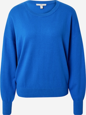 EDC BY ESPRIT Пуловер в синьо: отпред