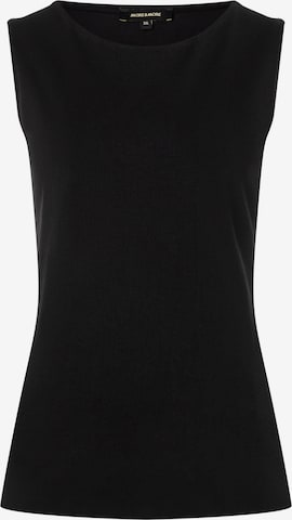 MORE & MORE Top in Black: front