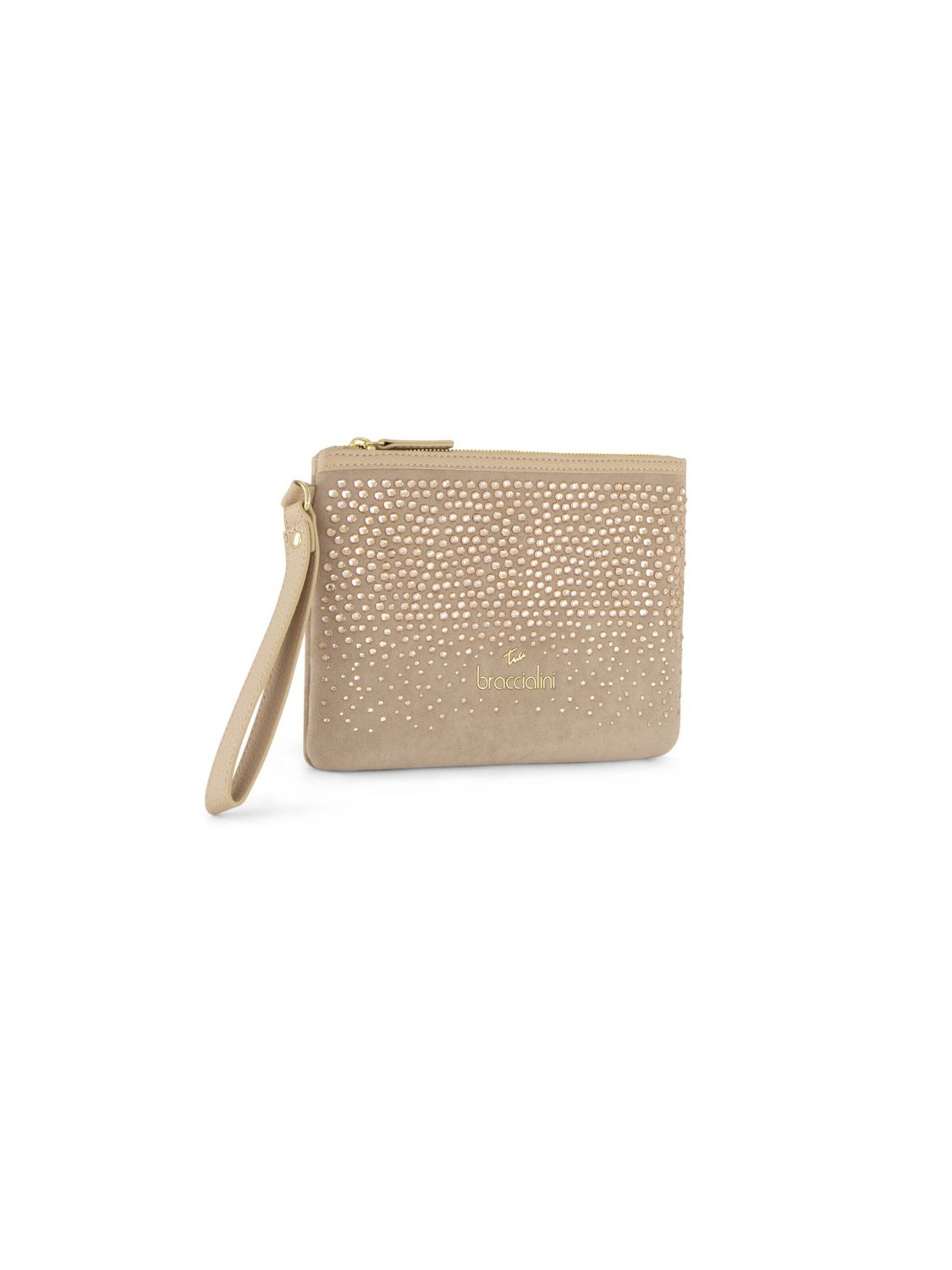 Braccialini - Bolso saco 'Beth Strass' en rosa