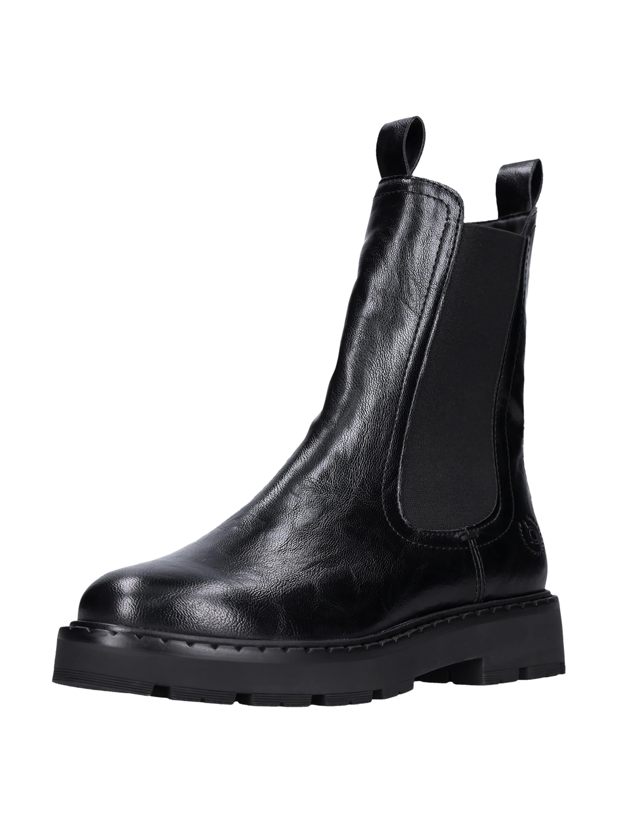 bugatti - Botines en negro: frente