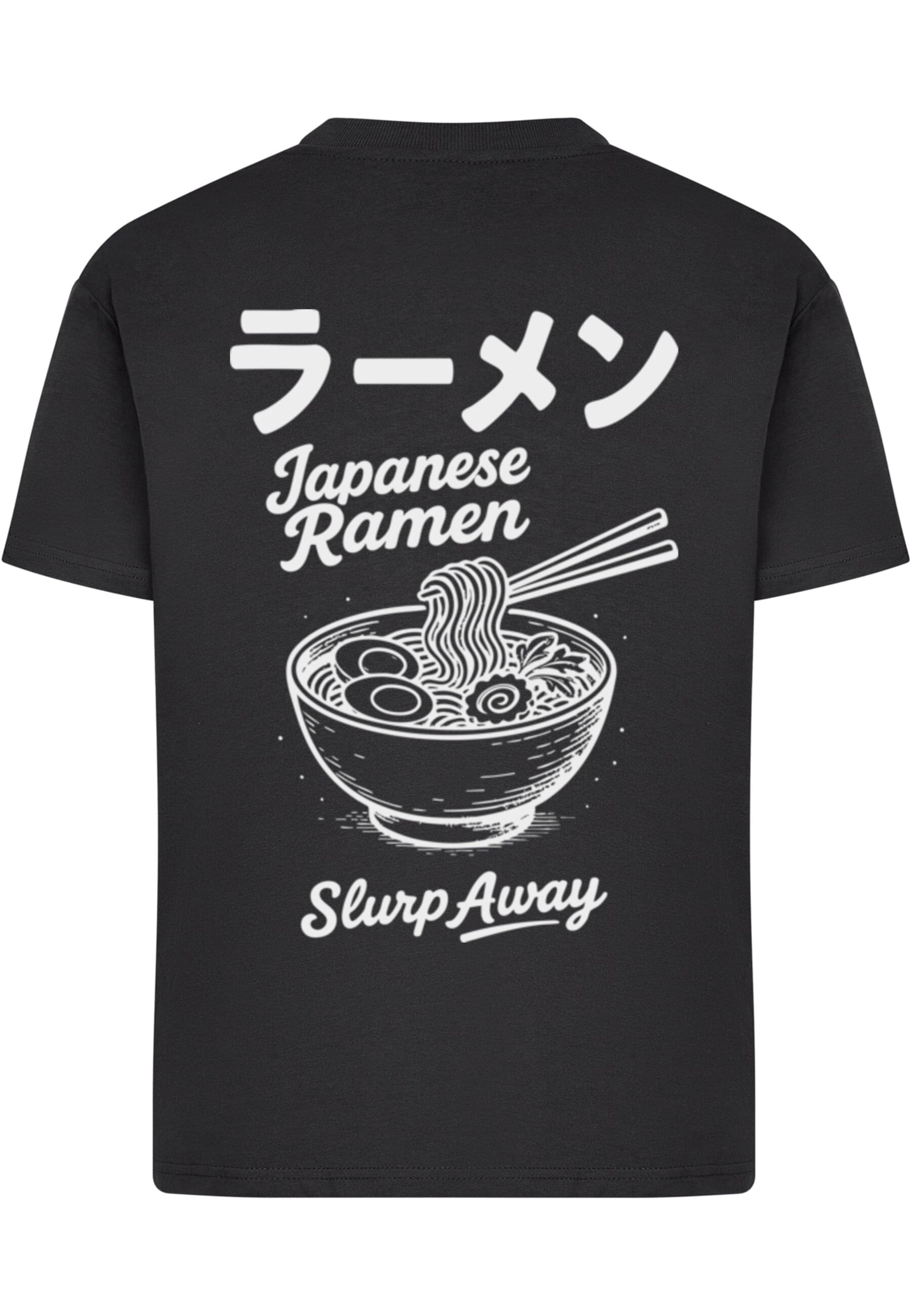 Merchcode Majica 'Japanese Ramen' | črna barva