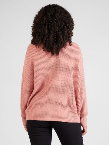 Vero Moda Curve Knit Cardigan 'LEA' in Pink