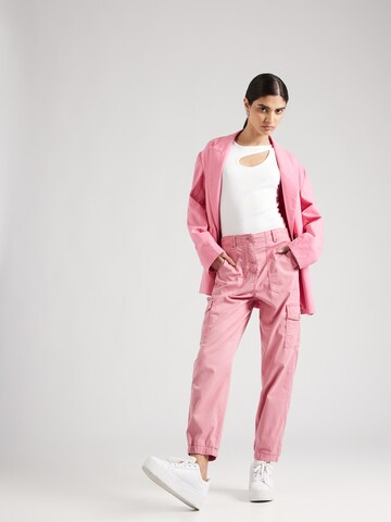 Marks & Spencer Ozke Kargo hlače | roza barva