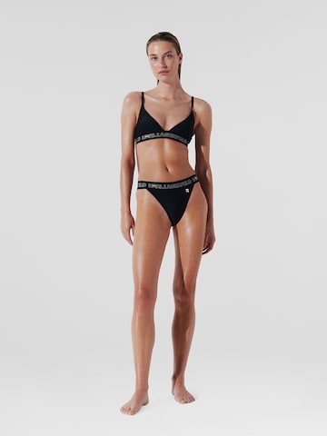 Karl Lagerfeld Bikinihose in Schwarz