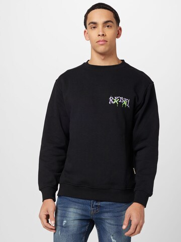 Redefined Rebel - Sweatshirt 'Liam' em preto: frente
