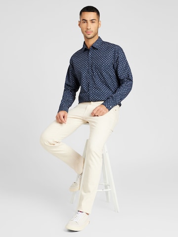 Coupe regular Chemise 'Remiton' BOSS en bleu