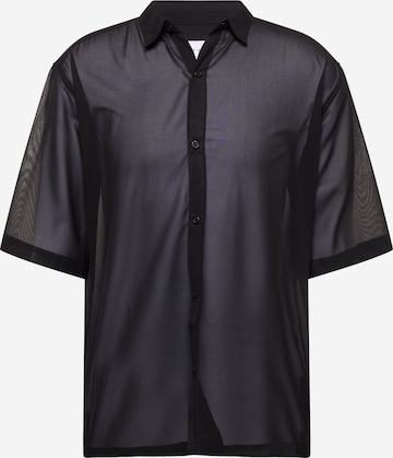 TOPMAN Классический крой Рубашка в Черный: спереди