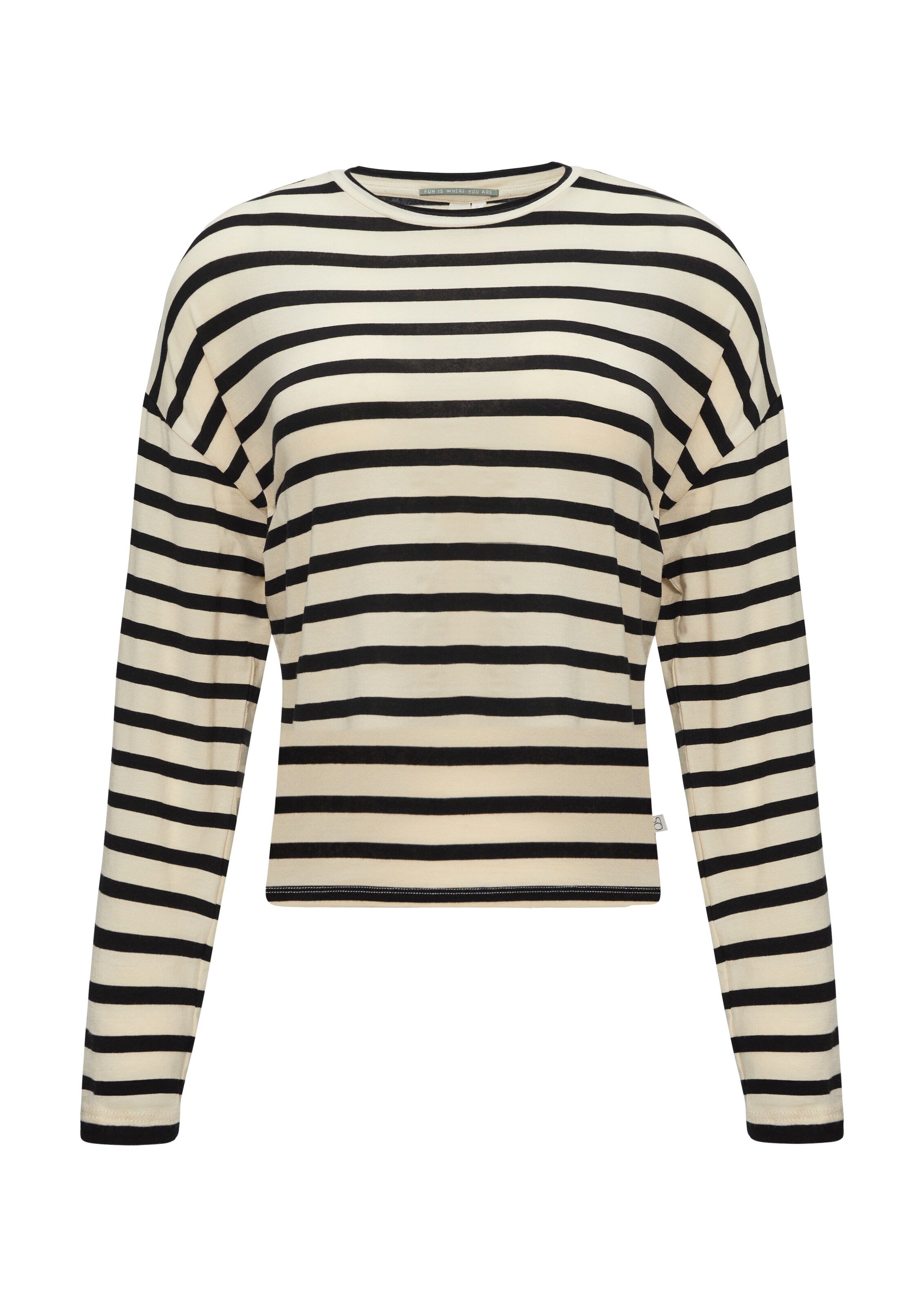 QS Majica | bež barva: sprednja stran