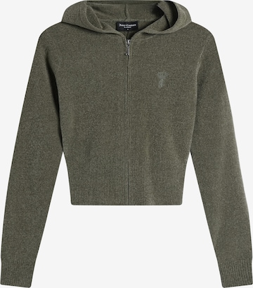 Juicy Couture Strickjacke 'MAYA' in Grün: Vorderseite
