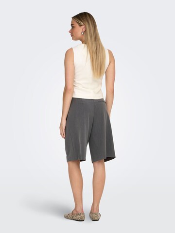 Wide Leg Pantalon à pince 'ONLNalina' ONLY en gris