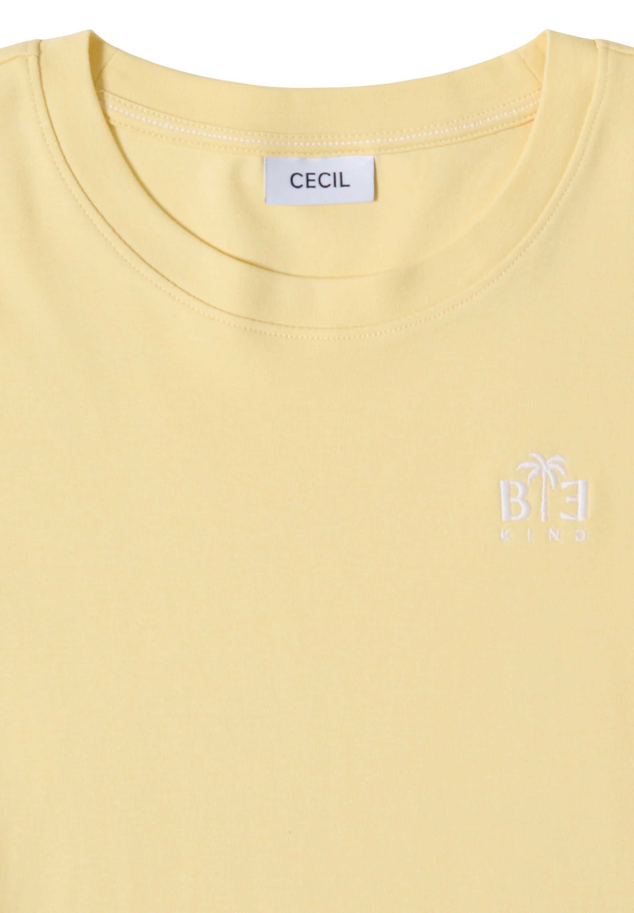 CECIL T-Shirt in Gelb