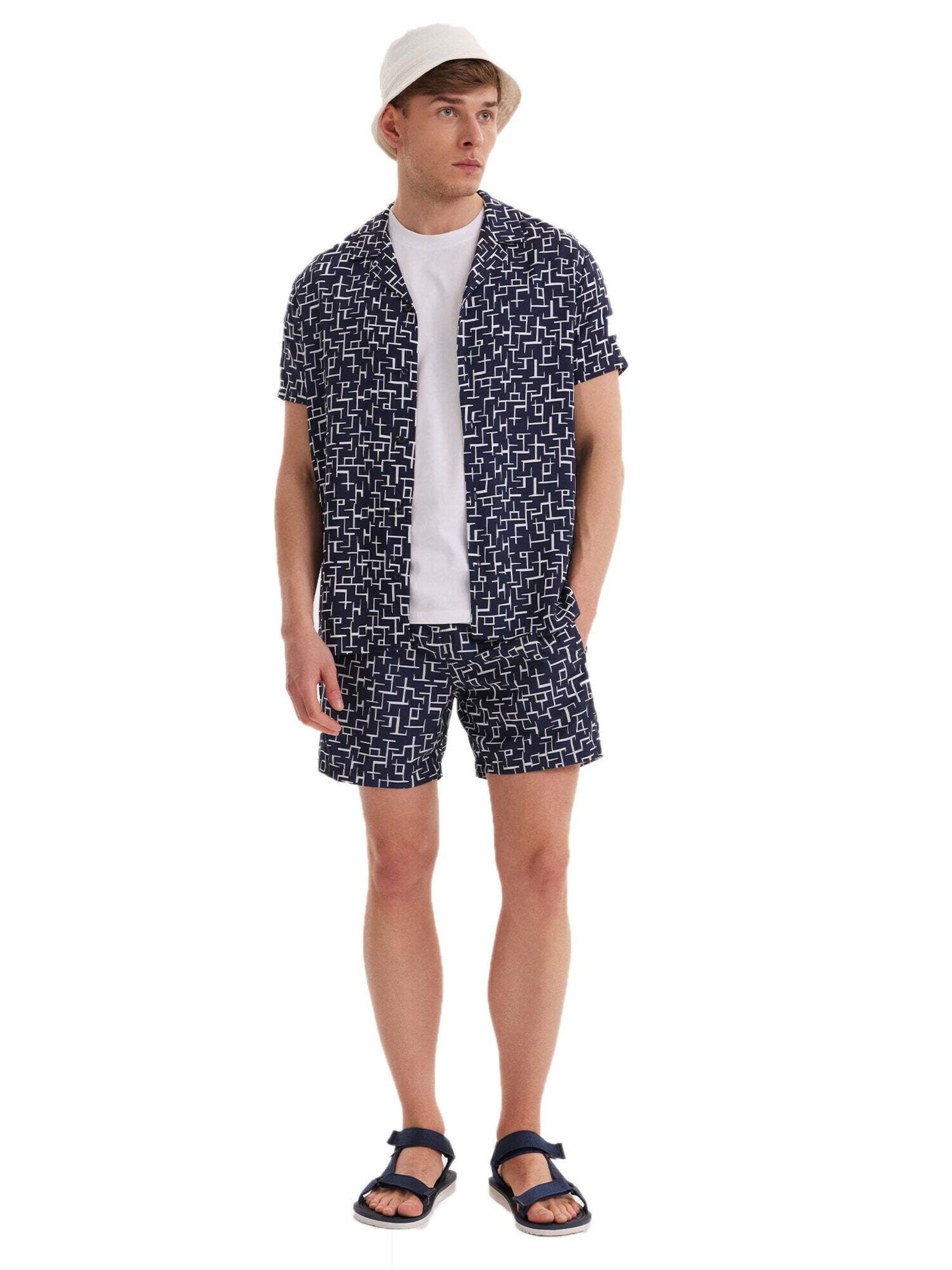 Fit confort Chemise 'Hawaii' WESTMARK LONDON en bleu