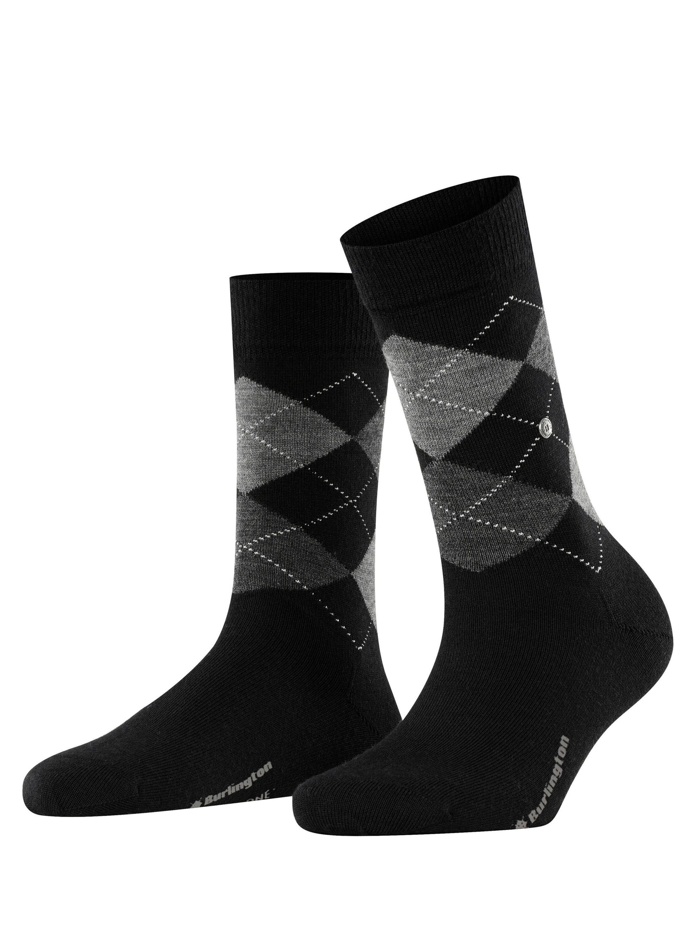 BURLINGTON Socken 'Marylebone'‌‌‌‌‌‌ in Schwarz: Vorderseite