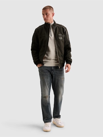 PME Legend - Chaqueta de entretiempo 'Air Bridge leather jacket' en negro