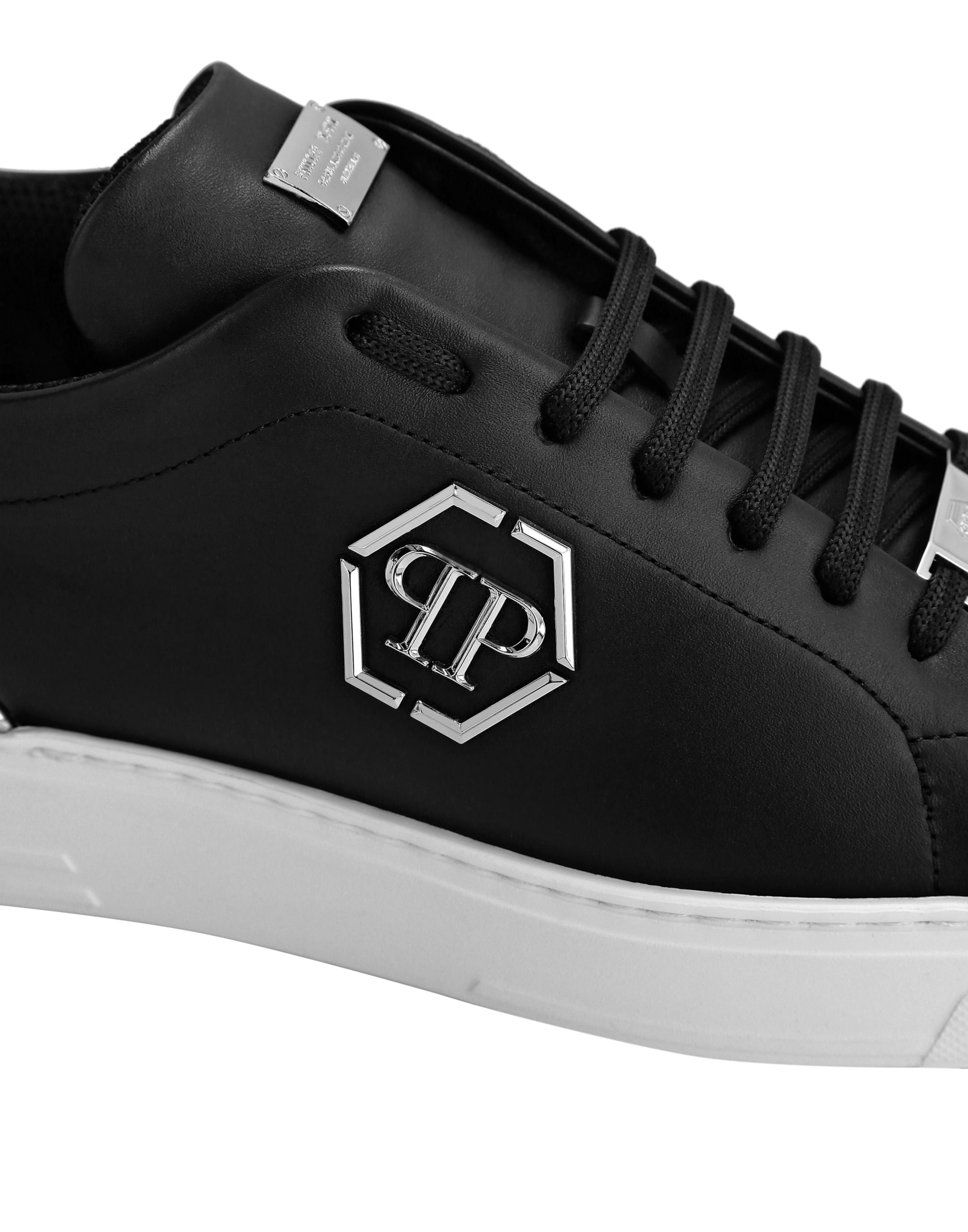 Philipp Plein Platform trainers 'Hexagon' in Black