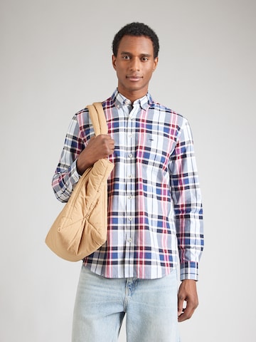 FYNCH-HATTON Klasický střih Košile – modrá: přední strana