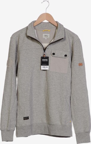 CAMEL ACTIVE Sweatshirt & Zip-Up Hoodie in L in Grey: front