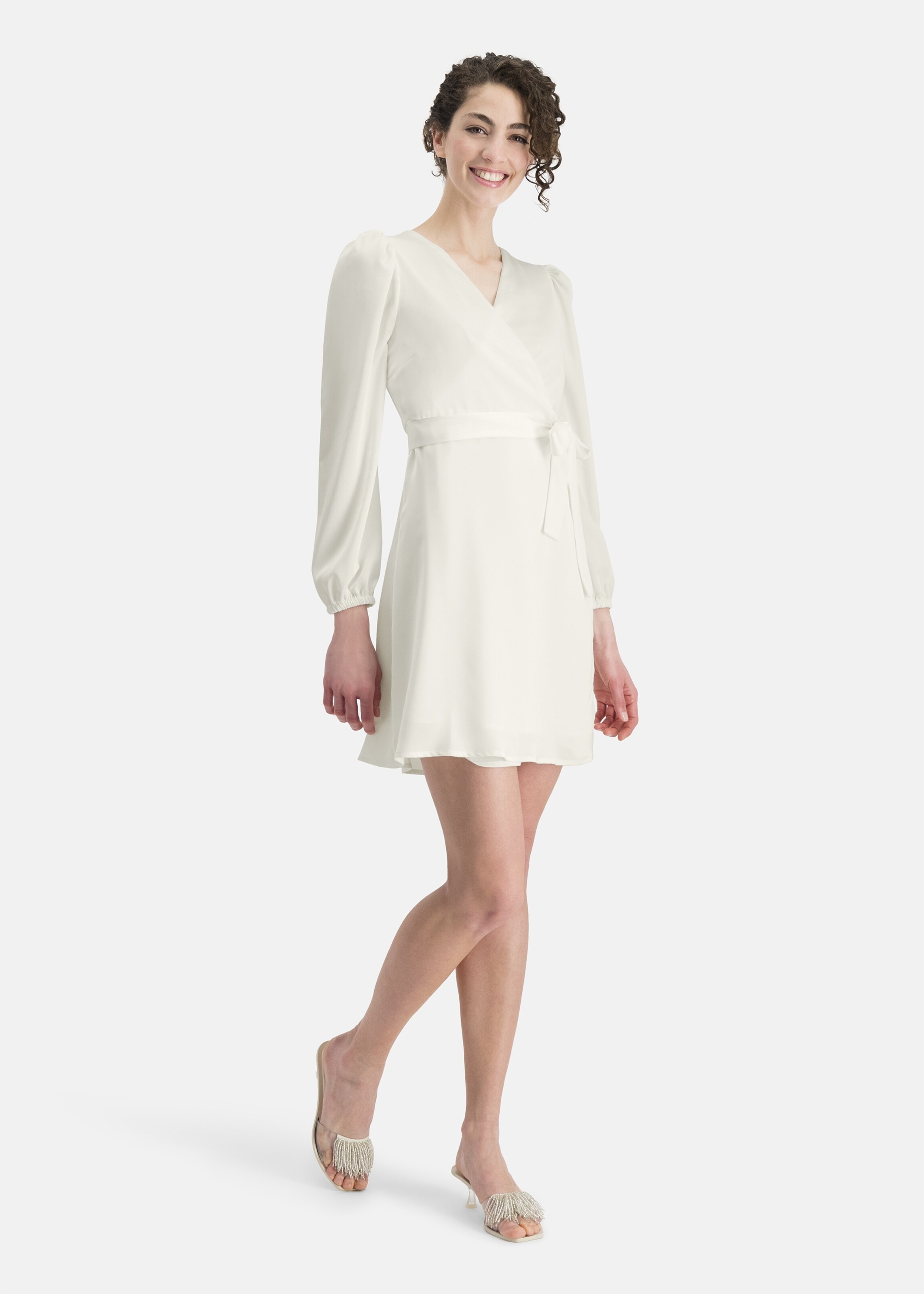 Frauen Kleider Nicowa Kleid in Weiß - BO56118