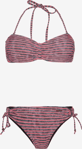 PROTEST Bandeau Bikini 'PRTBARBERA' in Pink: front