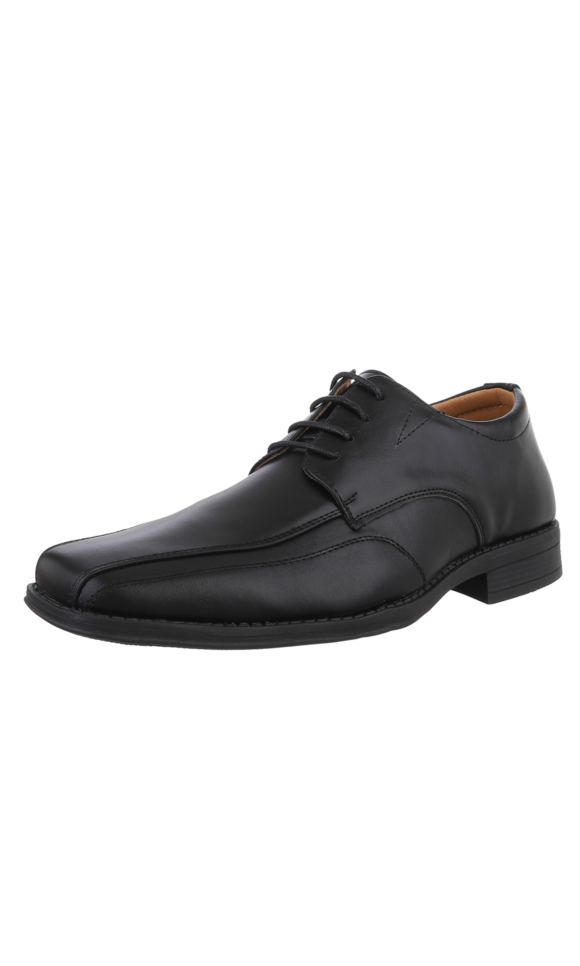 CoolWalk Lace-Up Shoes in Black: front