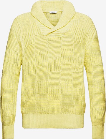 Pull-over ESPRIT en jaune : devant