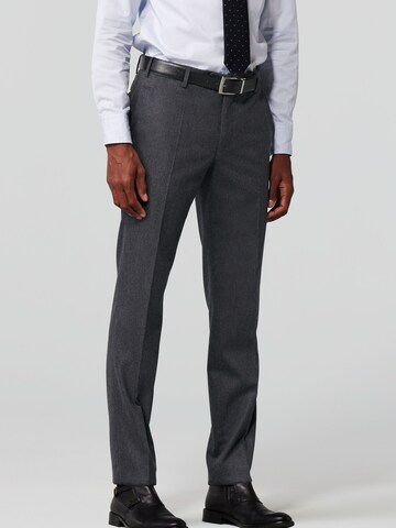 MEYER Regular Chino Pants 'Reda Flexo' in Grey