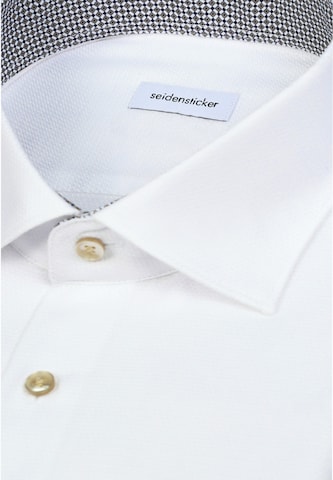 SEIDENSTICKER Slim Fit Hemd in Weiß