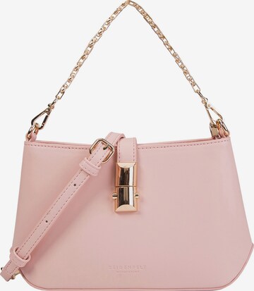 Seidenfelt Manufaktur Shoulder Bag 'Lilla Ro' in Pink: front