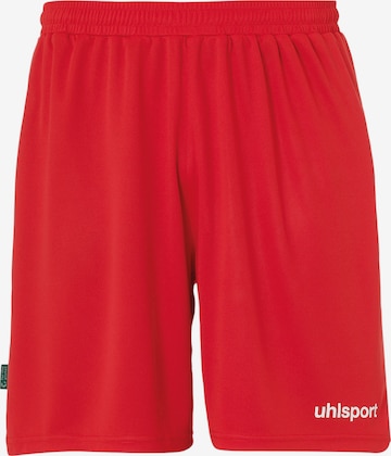 UHLSPORT regular Παντελόνι φόρμας σε κόκκινο: μπροστά